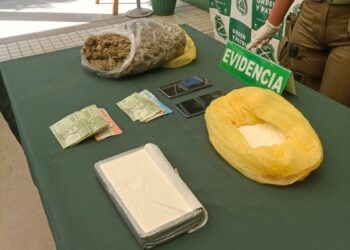 Detienen a tres personas por traficar más de 2,5 kilos de droga destinada a Ñuble.