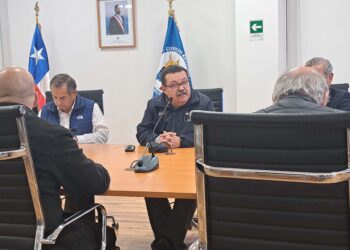 Seremi de Educación Profesor César Riquelme Alarcón expone resultados del SIMCE 2023 ante el Concejo Regional, destacando mejoras en el rendimiento académico de la región.