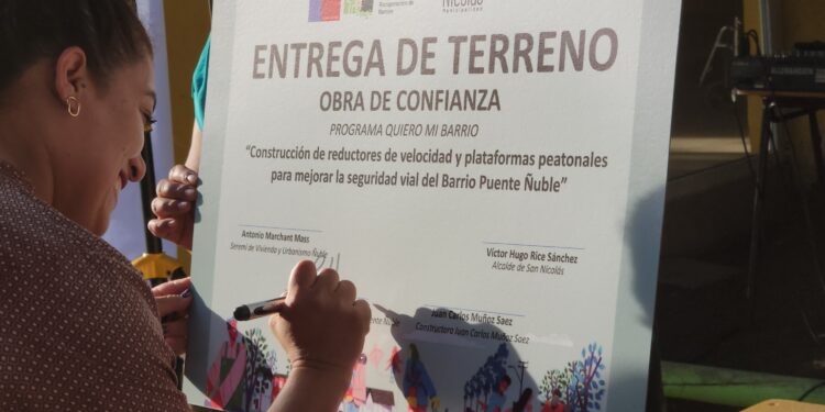 San Nicolás: Inicia construcción de lomos de toro por $34 millones en Puente Ñuble