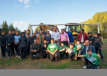 Inician obras del tercer espacio deportivo del Plan “21 Canchas para Ñuble”