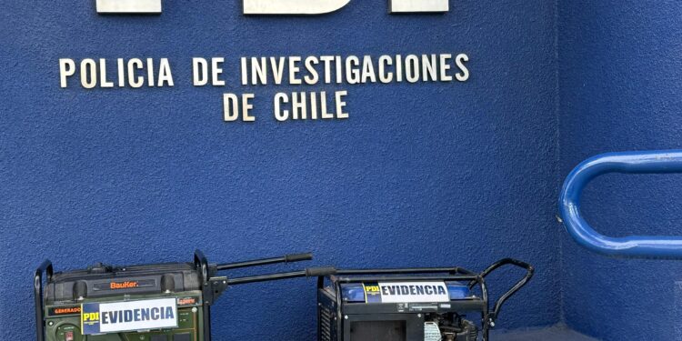 PDI ÑUBLE DETIENE A DOS PERSONAS POR DELITO DE RECEPTACIÓN.