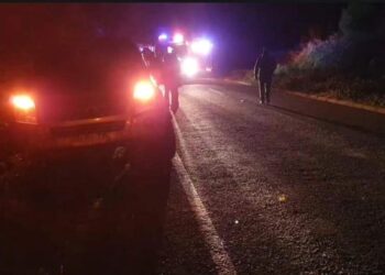 Esta noche camioneta colisiona con hombre a caballo y este último falleció .