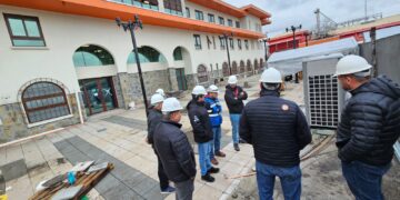 Entregan terreno para construir la primera sucursal BancoEstado en San Nicolás.