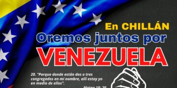 Comunidad Venezolana en Chillán se une por su país en oración.