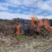 Quema autorizada movilizó a Bomberos de Quillón.