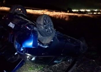 Esta mañana accidente de tránsito en ruta de Itata.