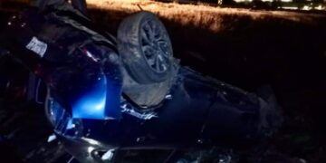 Esta mañana accidente de tránsito en ruta de Itata.