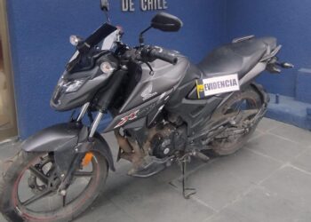CONDUCTOR DELIVERY ES DETENIDO POR UTILIZAR MOTO ROBADA EN CHILLÁN.