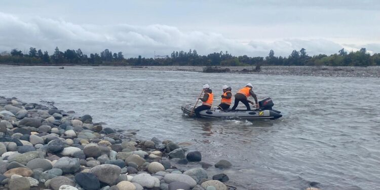 Hombre está desaparecido tras ir a pescar al río Ñuble, en sector Rinconada de Cato.