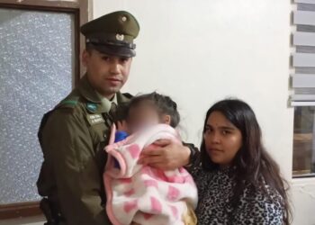 Funcionario de Carabineros le salva la vida a niña de 5 años en Cobquecura.