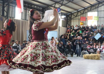 Gran éxito en el campeonato cueca escolar 2024 organizado por el SLEP Punilla Cordillera.