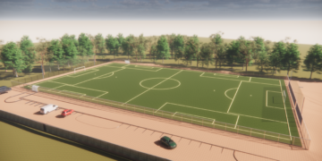 Municipio chillanvejano construirá cancha de fútbol de pasto sintético en Rucapequén.