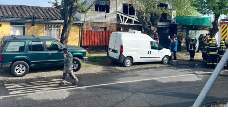 Identifican a mujer que murió en incendio esta mañana en Chillán.