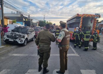 Esta tarde Incendio de proporciones en Chillán.