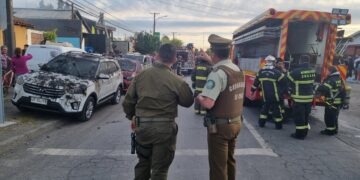 Esta tarde Incendio de proporciones en Chillán.