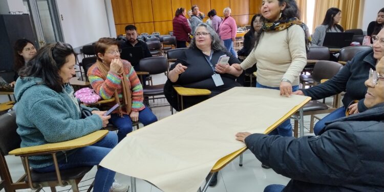 Colchanderas del Valle del Itata se perfeccionaron junto a académicos de Trabajo Social UBB