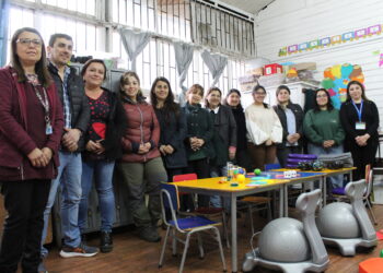 Santo Tomás inauguró un rincón neurocompatible en la Escuela Quilamapu de Chillán.