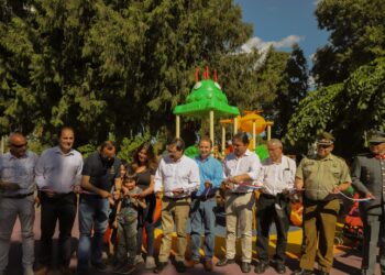 MODERNOS JUEGOS INFANTILES INCLUSIVOS DEL PARQUE MONUMENTAL FUERON INAUGURADOS EN CH.VIEJO