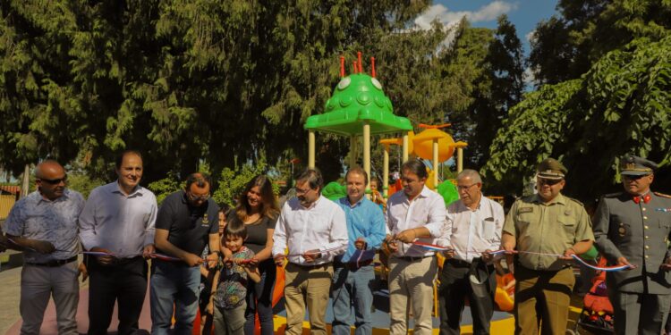MODERNOS JUEGOS INFANTILES INCLUSIVOS DEL PARQUE MONUMENTAL FUERON INAUGURADOS EN CH.VIEJO