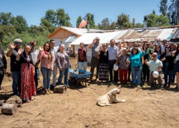 Minvu inició construcción de 26 nuevas viviendas en San Fabián de Alico.