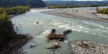 Regantes del Ñuble trabajan con DOH en la rehabilitación de dos bocatomas destruidas por crecidas de 2023.