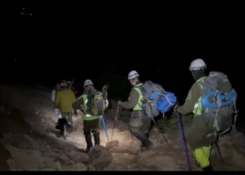 Está madrugada rescatan a turistas varado cuando realizaban excursión a caballo en la cordillerade Ñuble.