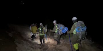 Está madrugada rescatan a turistas varado cuando realizaban excursión a caballo en la cordillerade Ñuble.