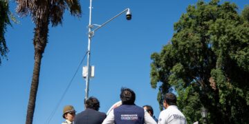 Primera Cámara de Televigilancia del Gobierno Regional queda operativa y conectada a la central de Carabineros ·