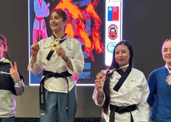 Joven Chillaneja es campeona nacional en taekwondo 2025.