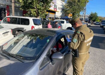 Carabineros retiró 7 motos irregulares en operativo del Plan Intercomunal de Fiscalización.