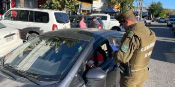 Carabineros retiró 7 motos irregulares en operativo del Plan Intercomunal de Fiscalización.