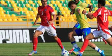 Chile cae por la mínima ante Brasil y jugará por el tercer lugar en el Sudamericano Sub-17
