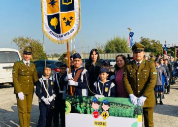 Estudiantes de Quirihue y Chillán Viejo juraron como Brigadistas Escolares en ceremonia nacional realizada en Grupo Cerrillos
