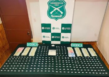 En Chillán y San Nicolás: 5 sujetos detenidos por tráfico de drogas e incautó más de 3.500 Dosis de Cocaína y Pasta base.