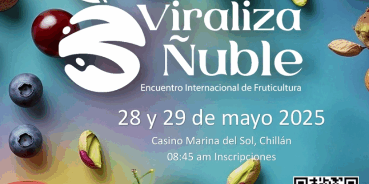 Encuentro internacional “Viraliza Ñuble” proyecta a la Región como nuevo polo frutícola de Chile.