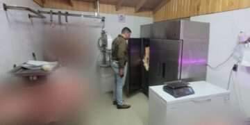 Detienen a vendedor de carne qué no justificó su  procedencia.