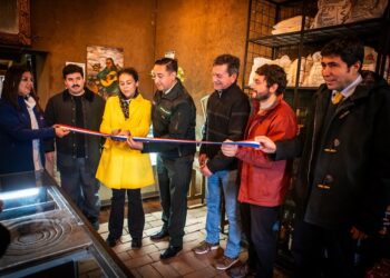 Cecinas San Miguel, del CET San Carlos, inauguró punto de venta en Fuente Violeta.