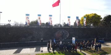 Inician las obras que recuperarán espejo de agua e iluminación del Mural de Piedra.