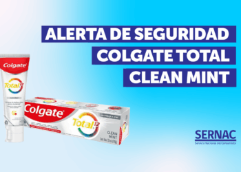 SERNAC EMITE ALERTA DE SEGURIDAD POR PASTA DENTAL COLGATE: SABORIZANTE DEL PRODUCTO PODRÍA CAUSAR EFECTOS ADVERSOS.