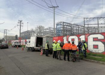 CGE Avanza en la construcción del nuevo alimentador eléctrico “Maipón” para el Hospital Regional de Ñuble.
