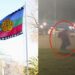 Encontraron al «Personaje» que se robo la bandera mapuche el pleno centro de Chillán.