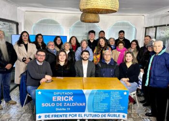 Erick Solo de Zaldívar lanza su candidatura a diputado por Ñuble junto a vecinos, emprendedores y organizaciones sociales.