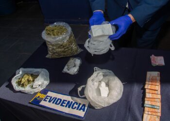 Detienen a dos personas por drogas en el paseo la Merced de Chillán.