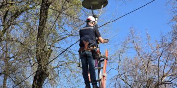 El Carmen inició la instalación de cámaras de seguridad en la comuna.