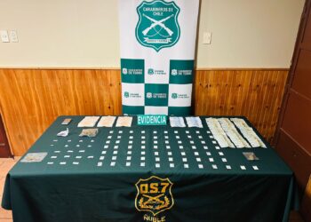 En 48 horas: Carabineros del OS7 detuvo a 7 sujetos por microtráfico de drogas en Chillán.