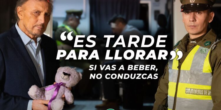 Con Carlos Pinto y Carabineros se inicia en campaña preventiva para estas Fiestas Patrias 2025.