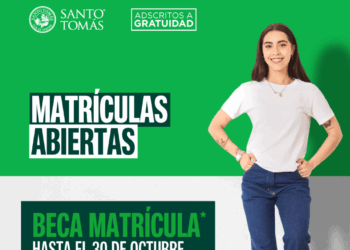 Matricúlate HOY en Santo Tomás!
