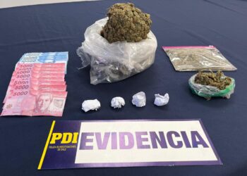 PDI DETUVO A MUJER POR TRÁFICO DE DROGAS EN CHILLÁN VIEJO.