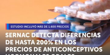 SERNAC DETECTA DIFERENCIAS DE HASTA 200% EN LOS PRECIOS DE ANTICONCEPTIVOS HORMONALES ORALES.