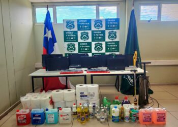 Carabineros recuperó especies robadas desde escuela rural El Torreón en San Carlos.